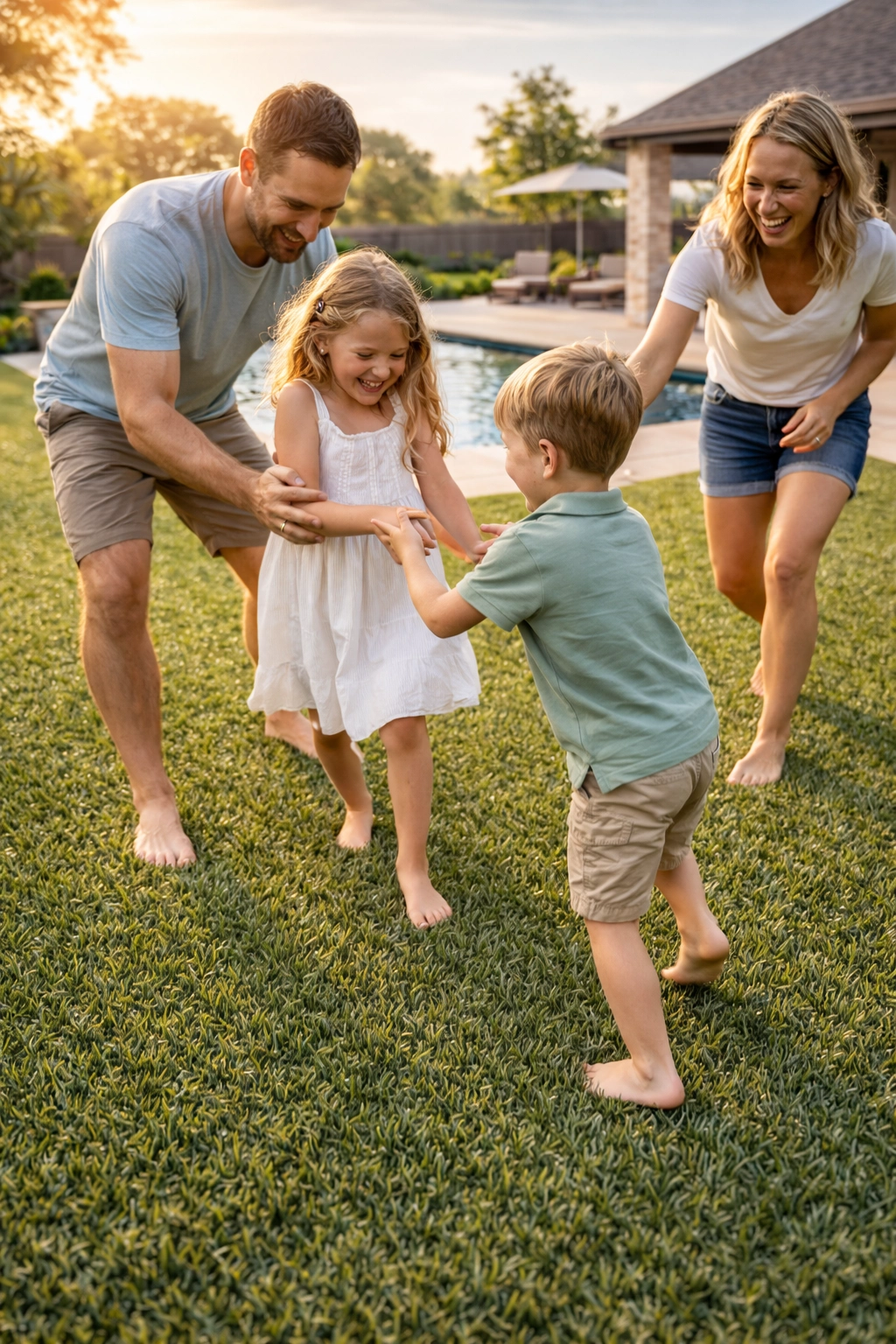 Families with Children Who Play Barefoot
